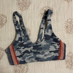 Spiritual Gangster Camo Sports Bra Sz Small